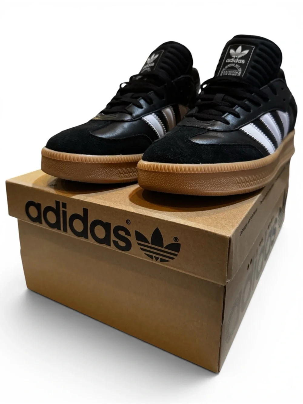 Adidas Samba OG Men’s Sneaker Black White Gum Sole Size 11.5 B75807